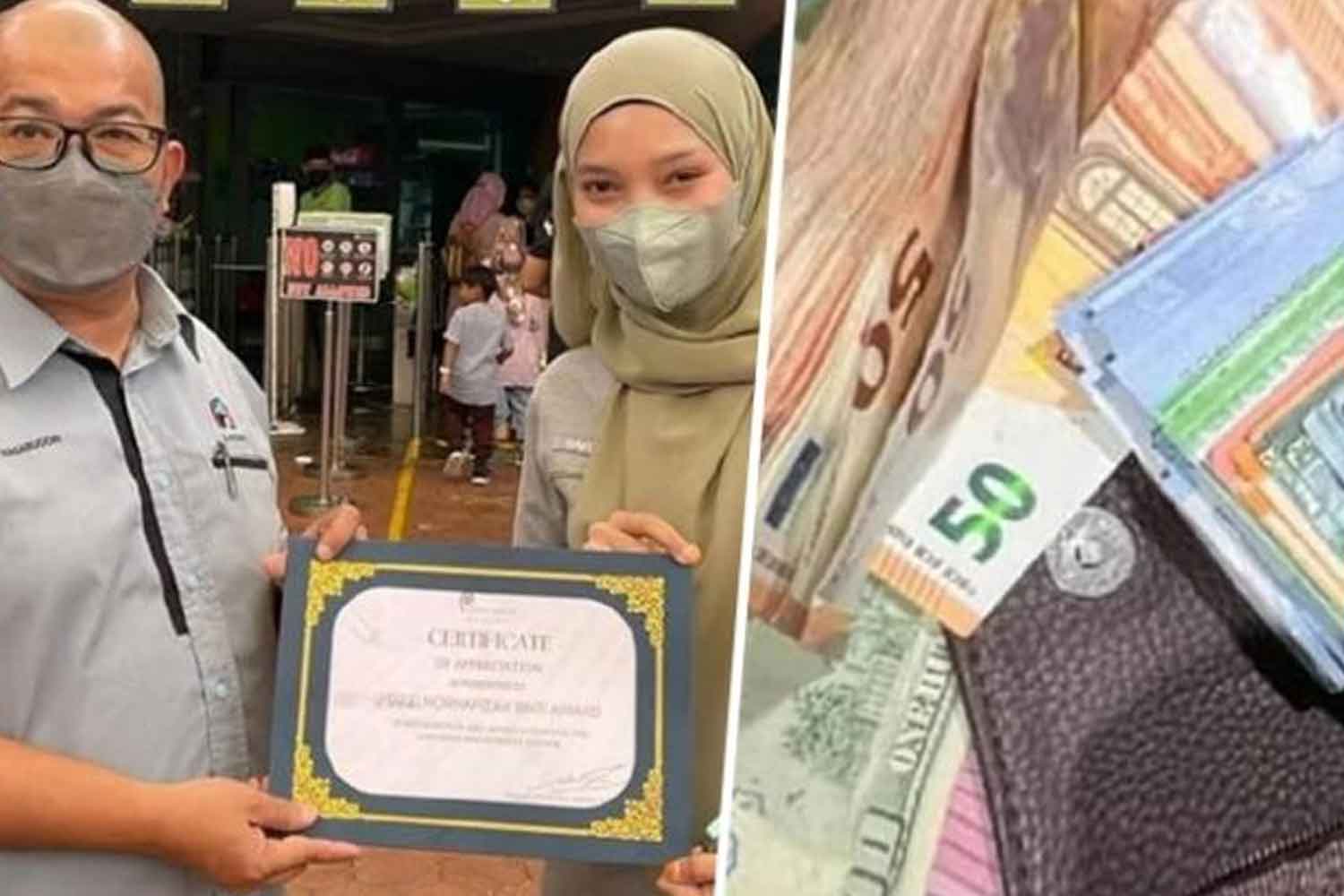 Wanita tekad pulangkan RM34,000, ini yang terjadi selepas itu