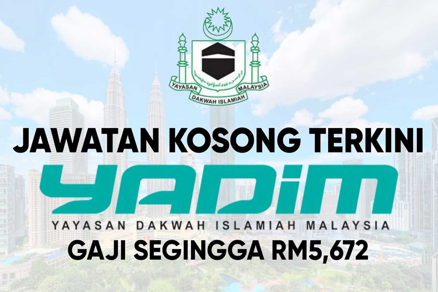 Jawatan kosong di YADIM, gaji cecah RM5,672